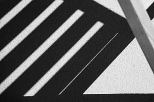 black and white striped